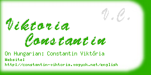 viktoria constantin business card