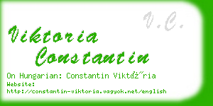 viktoria constantin business card